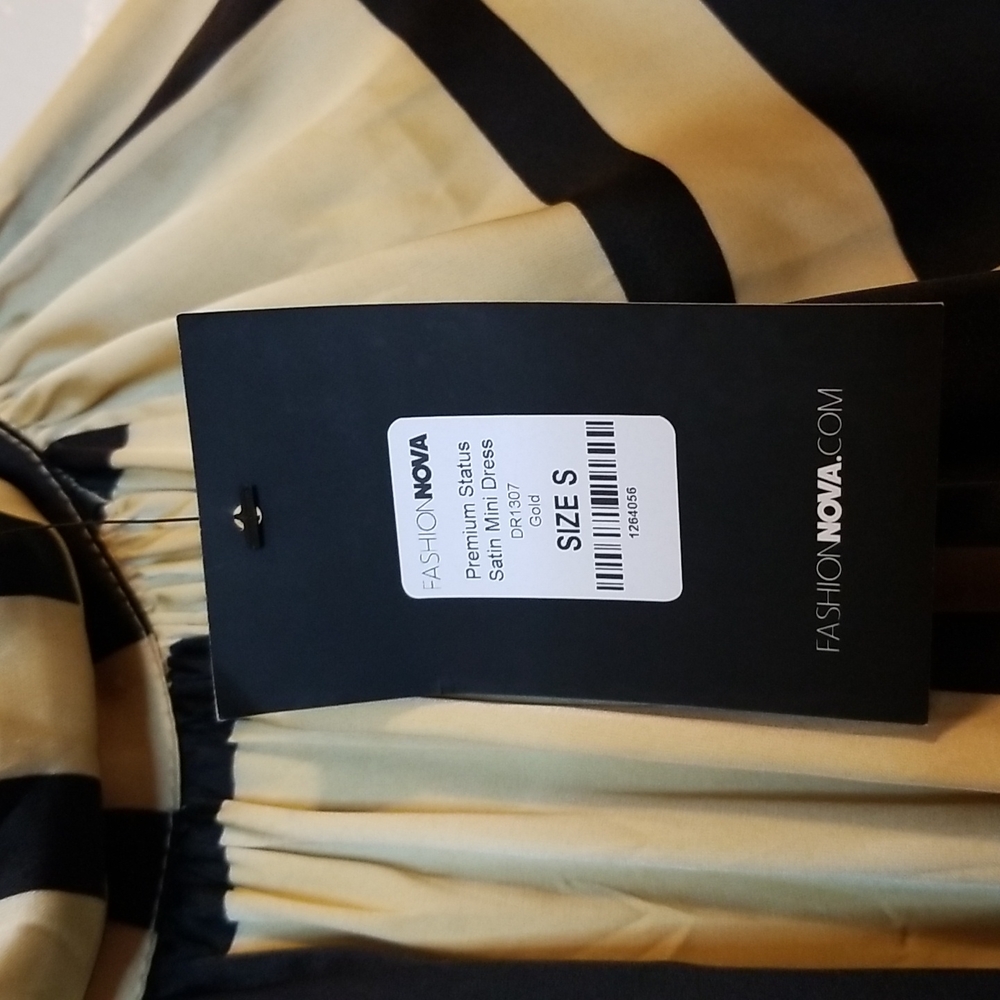 Womens Long Sleeve Black Cream Mini Dress Sexy - Picture 11 of 14